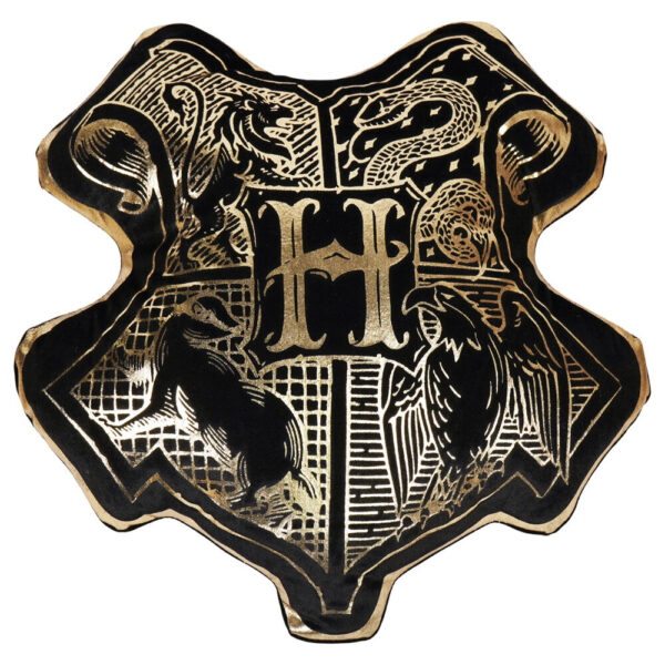 Harry Potter – Hogwarts Crest velvet cushion