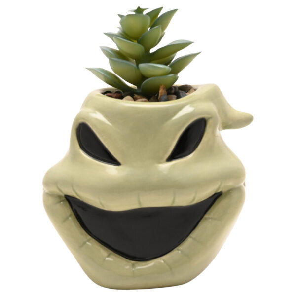 Horror / Cult Movies – Disney Nightmare Before Christmas Oggie Boogie planter with faux plant