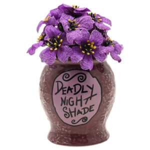 Horror / Cult Movies – Disney Nightmare Before Christmas Deadly Nightshade planter with faux plant