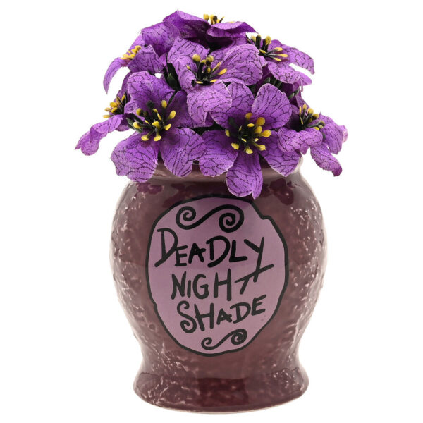 Horror / Cult Movies – Disney Nightmare Before Christmas Deadly Nightshade planter with faux plant