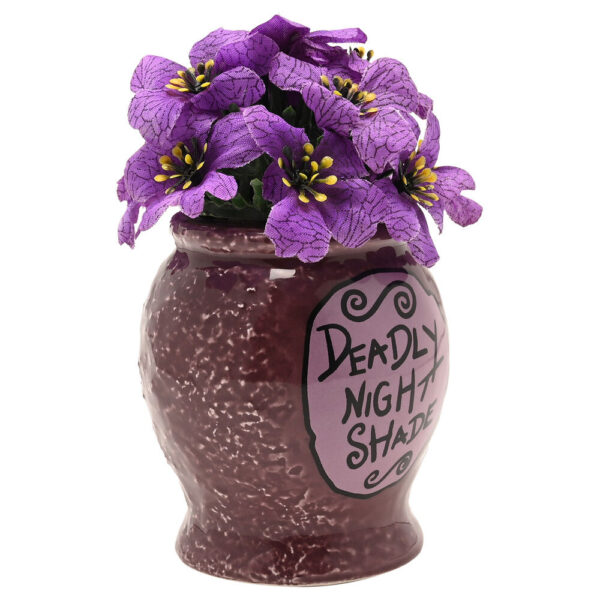 Horror / Cult Movies – Disney Nightmare Before Christmas Deadly Nightshade planter with faux plant