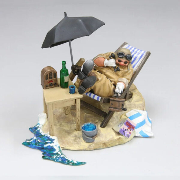 Studio Ghibli – Porco Rosso – Porco in his Hideout model kit