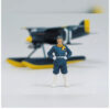 Studio Ghibli – Porco Rosso Curtiss R3C-0 Seaplane model kit + Donald Curtis figura