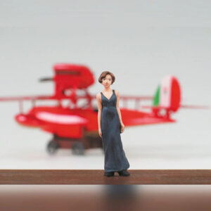 Studio Ghibli – Porco Rosso Savoia S.21F ver.2 Seaplane model kit + Gina figura