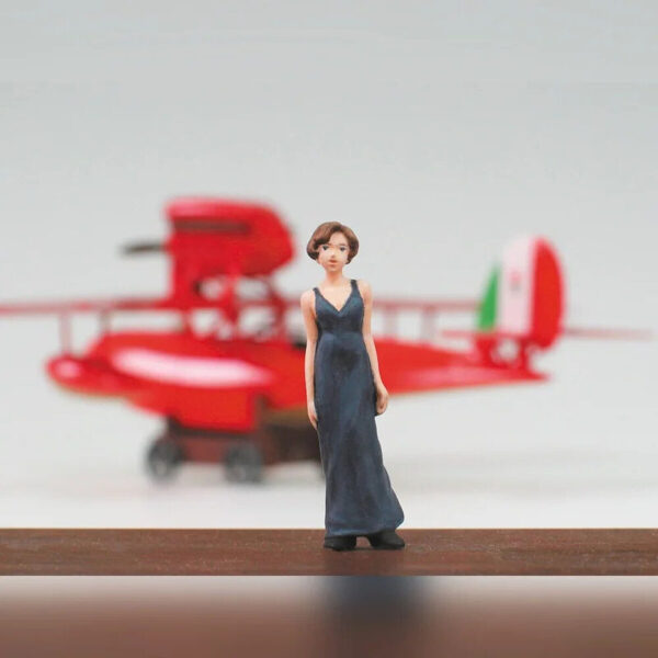 Studio Ghibli – Porco Rosso Savoia S.21F ver.2 Seaplane model kit + Gina figura