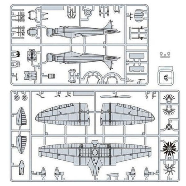 Studio Ghibli – The Wind Rises Type 9 Fighter Airplane model kit