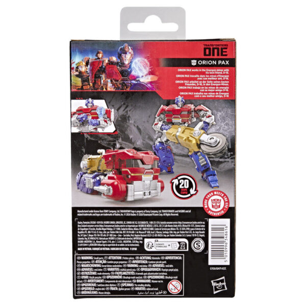Transformers – Studio Series – Transformers One Deluxe Class Orion Pax figura 12,5 cm