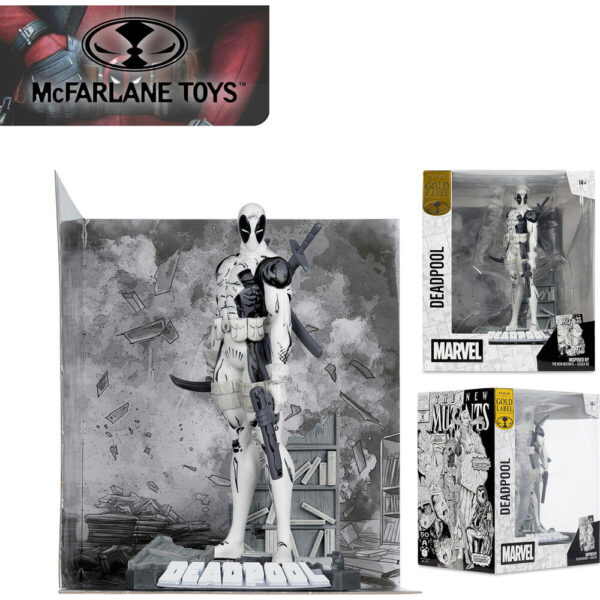 Marvel – The New Mutants Gold Level Collection Deadpool figura 25 cm