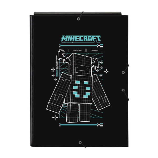 Minecraft – Screen A4 cardboard binder with flaps