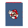 Super Mario – A4 cardboard binder with flaps