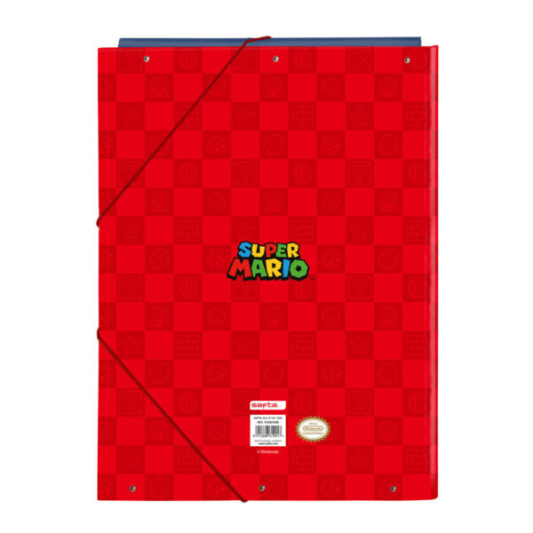 Super Mario – A4 cardboard binder with flaps