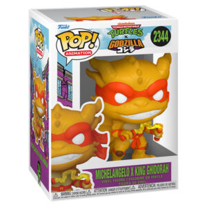 Godzilla – POP figura Mutant Ninja Turtles x Godzilla- Michelangelo X Ghidorah