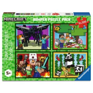 img_464229_518a3bd61518329b6ed6ad1737cfe2fe_1.jpg Minecraft – puzzle 4x100pcs