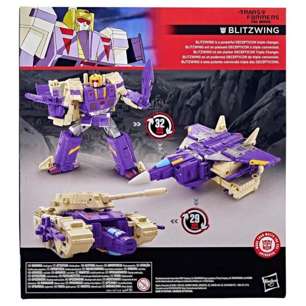 Transformers – The Movie Studio Series Blitzwing figura 17.5 cm