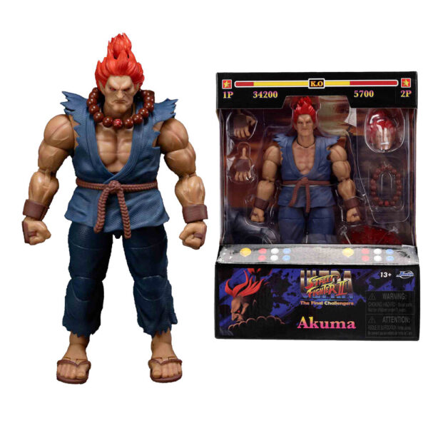 Street Fighter – II Akuma figura 17 cm