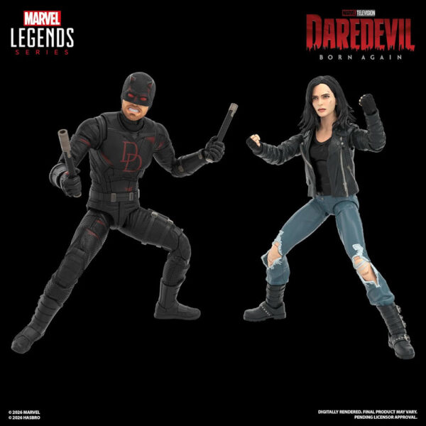 Marvel – Legends Daredevil Born Again Daredevil & Jessica Jones figura 15 cm