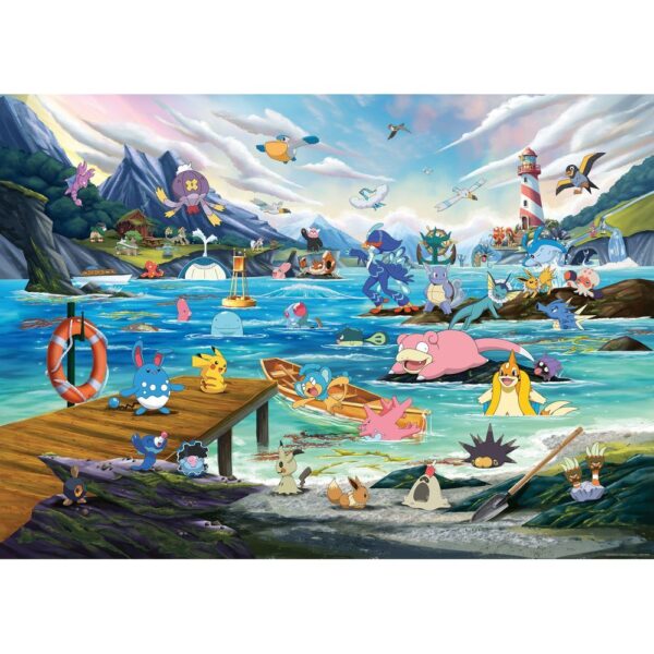 Pokémon – Breakout 3 Vaporeon and the Warm Sea puzzle 1000pcs