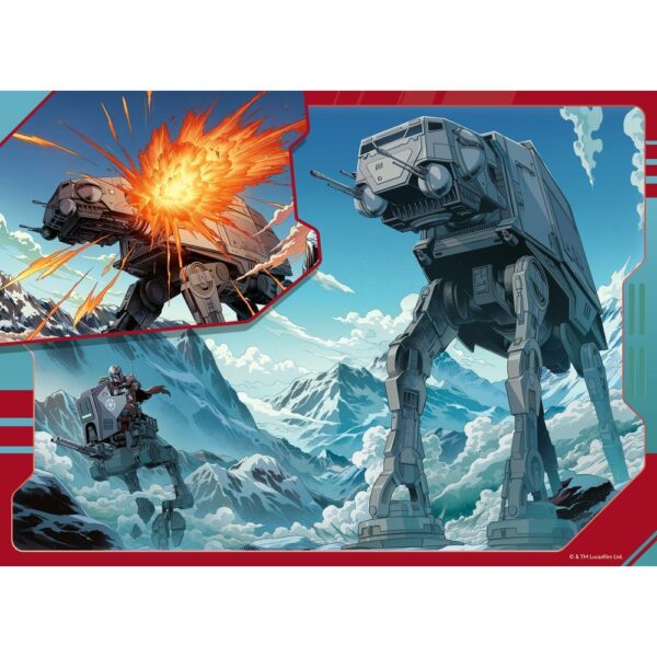 Star Wars – The Mandalorian & Grogu puzzle 4x100pcs