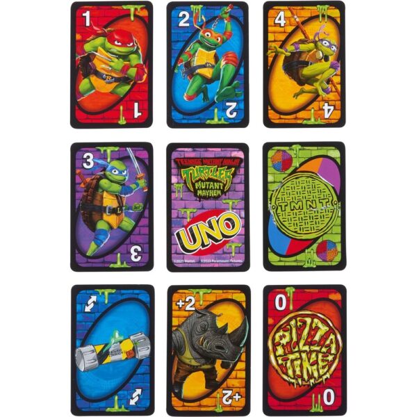 Ninja Turtles TMNT – UNO Teenage Mutant Ninja Turtles card game