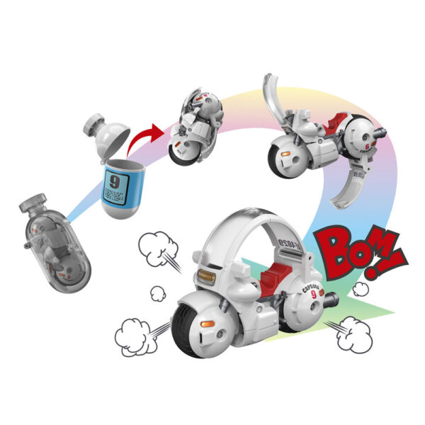 Dragon Ball – Changearts Hoipoi Capsule No9 Bulmas Motorcycle figura 11 cm