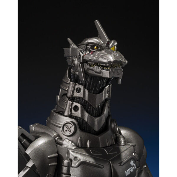 Godzilla – SHMonsterArts Multi Purpose Fighting System Kiryu Armed High Mobility Type Tokyo SOS Movie Graphic Plus figura 15.5 cm