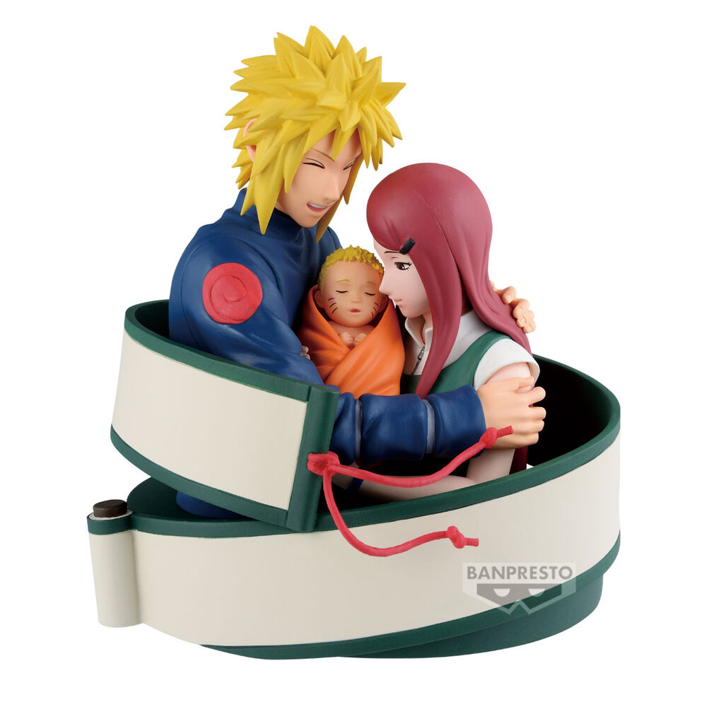 Minato, Naruto & Kushina figura